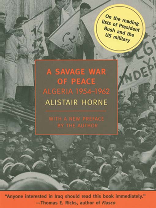 Title details for A Savage War of Peace by Alistair Horne - Available